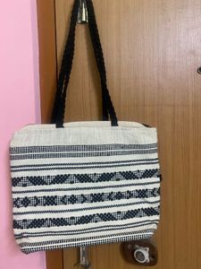 Striped Tote Bags
