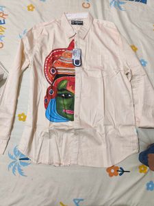 Kathakali Face Painted Shirt Kerala Theme
