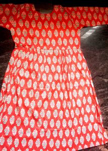 XXL Elegant Floral Print Kurta