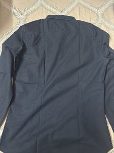 Navy Long Sleeve Button-Down Shirt