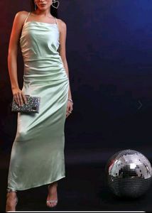 Satin Party Wear Dress For Today 400 Rupees Only