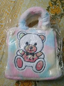 Cute Teddy Bear Pastel Purse