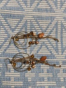 Boho Chic Beaded Drop Earrings