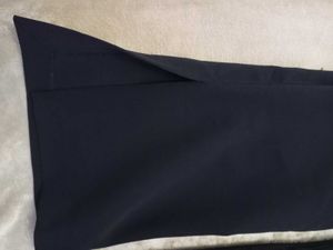 Black Flared Leg Trousers