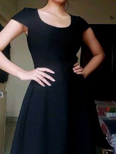 Black Elegant Mini Dress