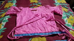 New Awesome 👍 Pink Wrap Top