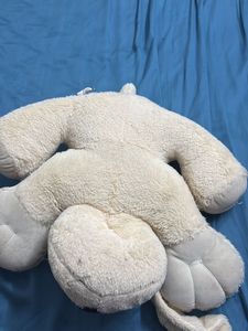 Large Plush Beige Puppy