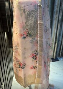 Floral Organza Suit Set