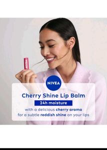 2 Nivea Cherry Shine Lip Balm