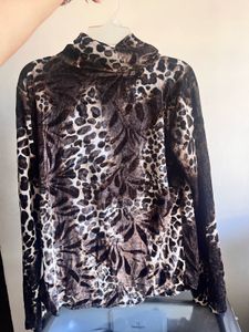 🔥HIGH NECK ANIMAL PRINT TOP🔥