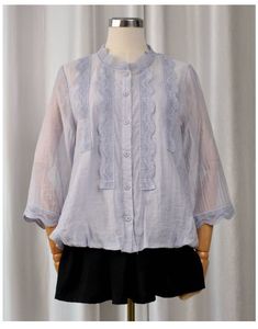 Elegant Lace Trim Top