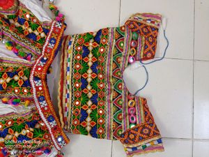 Knee Length Lehnga And Choli Chanyacholi For Navratri