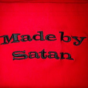 Red &#39;Made by Satan&#39; Tank Top ❤️