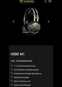 Gamdias Hebe E1 RGB Gaming Headphones 🎧