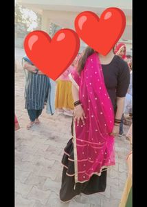 Black Sharara Set