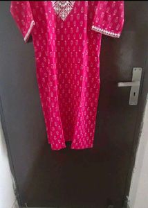 New Unused Embroidery Cotton Suit