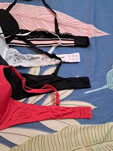 Imported Fabric  Combo  Of  Four  Bra