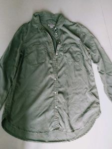 Olive Oversized Shirt