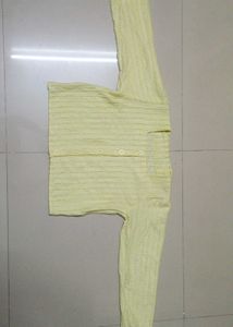 Butter yellow casual top