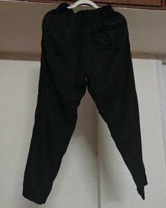 Black Cotton Pant
