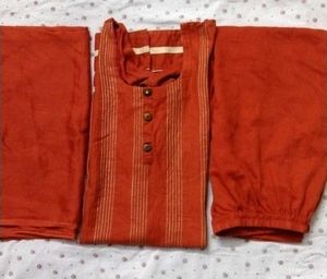 Dark Orange Pant Suit