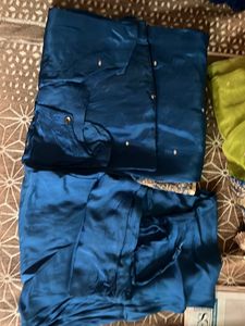 Royal Blue Suit With Dupatta
