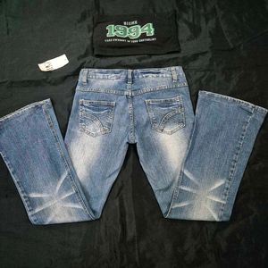 low waist bootcut /Flared Y2K Denim Jeans