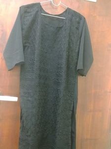 Elegant Black Kurta
