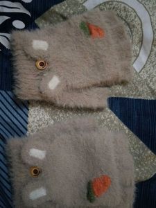Cute Plush Mittens