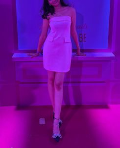 Pink Pocket Tube dress