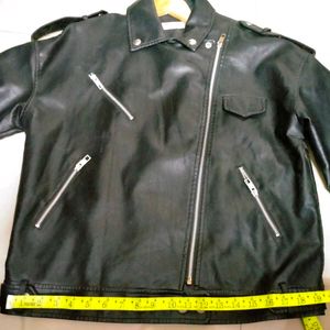 Black Racing Leather Jacket