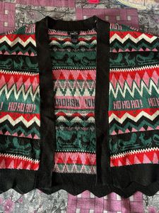 Patterned Knit Sweater