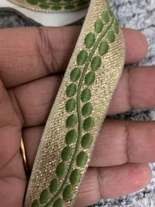 Clearance Sale 50% Off Olive Green Thin Lace Borde