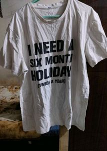 White T-shirt For Men