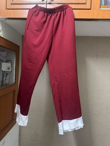Burgundy Bow Lounge Set