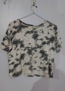 Tie-Dye Cropped T-Shirt