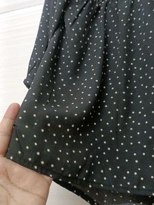 new black Polka Dot top.