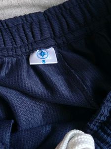 Blue Casual Track Pants