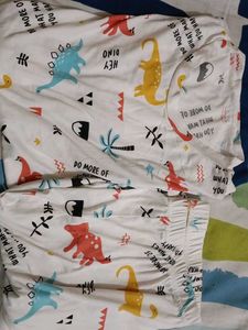 Dinosaur Print T-shirt and pajama