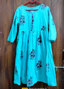 Blue Kurti Set