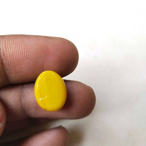 7.30 CTS Yellow Sulemani hakik/Haqiq Gemstone
