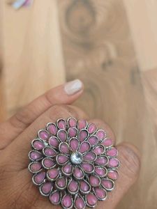 Baby Pink Adjustable Ring