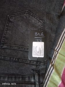 Dark Gray Denim Jeans
