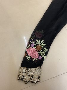 Elegant Black Ethnic Gown