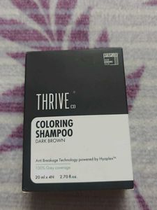 Thrive.Co Dark Brown Coloring Shampoo