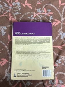 KD Tripathi Essentials Of medical Pharmacology