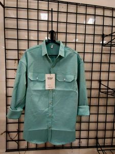Aqua Textured Shirt