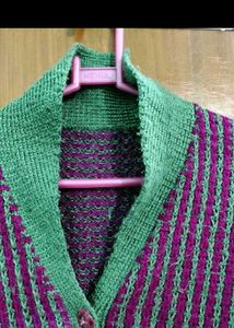 Purple Cardigan
