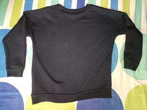 Red Cat Print Sweatshirt