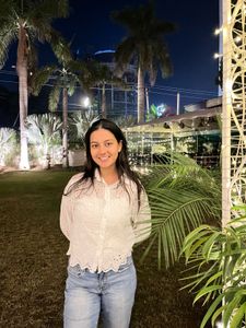 White Eyelet Top